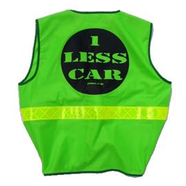 Unbranded 1 Less Car Hi-Viz Jacket Green Ages 5-7