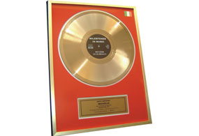 10 Inch Replica Gold Disc