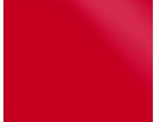 100cm SBK Red Cooker Splashback - Glass