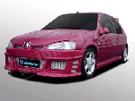 106 MK II 3 door Sideskirts ICON