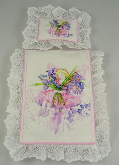 1:12 scale Miniature Flower Fairy Single Bedding