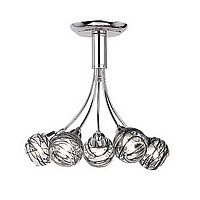 Unbranded 1120 5CH - 5 Light Polished Chrome Ceiling Light