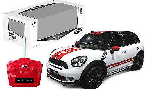 1:14 Remote Control Car - Mini Cooper White