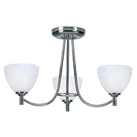 Unbranded 1178 3CH - 3 Light Polished Chrome Ceiling Light