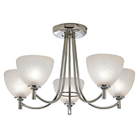 Unbranded 1178 5CH - 5 Light Polished Chrome Ceiling Light