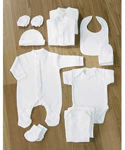 12 Piece Unisex Starter Set 0 to 3 months