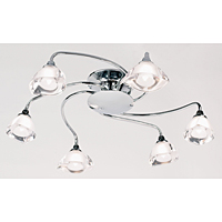 Unbranded 1205 6 - Polished Chrome Ceiling Light