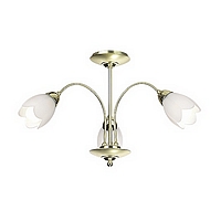 Unbranded 123 3 - 3 Light Satin Brass Ceiling Light