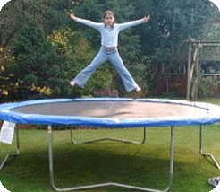 12ft Spring Time Tiger Trampoline