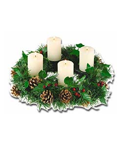 12in Wreath Table Centre Piece