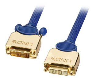 15m Premium Gold DVI-D Single Link Super Long