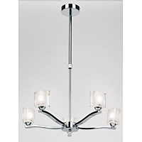 Unbranded 1722 5CH - 5 Light Polished Chrome Ceiling Light