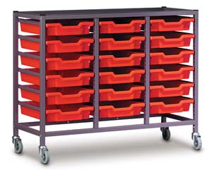 18 tray trolley kit