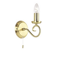 Unbranded 180 1SB - 1 Light Satin Brass Wall Light