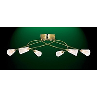 Unbranded 1866 6SB - Satin Brass Ceiling Light