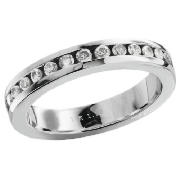 Unbranded 18CT WG 1CT DIAMOND FULL ETERNITY RING