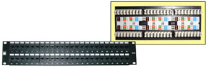 19`` CAT6 2U 48 Port RJ-45 Patch Panel