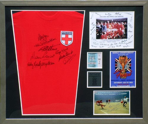 Unbranded 1966 - fully signed and framed presentation