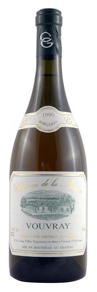 Unbranded 1990 Vouvray - Chandacirc;teau Monaco - Vendages Tardives