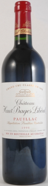 Unbranded 1995 Chandacirc;teau Haut Bages Liberal - 5and#39;me Cru Classandeacute;