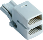 2  3 or 4-Way TelephoneAdaptors ( Double Adaptor )