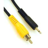 2.5 mm Camera AV Cable SP To Single Phono Plug