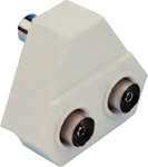 2-Into-1Coax Adaptor ( 2 Into 1 Coax Adptr )