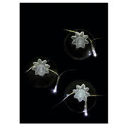 Unbranded 20 B/0 White Window Sucker Star Lights