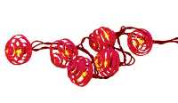 20 Orange Peel Lights - Red