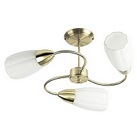 Unbranded 2000 3SB - Satin Brass Ceiling Light