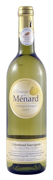 Unbranded 2007 Colombard Sauvignon - Clos de Menard - Gold Medal Winner