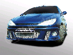 206 3 door & CC Front Bumper MAXYSTYLE