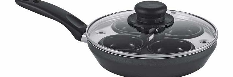 Unbranded 20cm Non-Stick Aluminium Egg Poacher