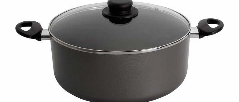 Unbranded 28cm Non-Stick Aluminium Stock Pot