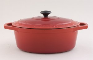 29 cm Cast Iron Oval Casserole