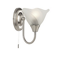 Unbranded 295 1SC - 1 Light Satin Chrome Wall Light