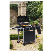 Unbranded 3 Burner Gas BBQ with side burner