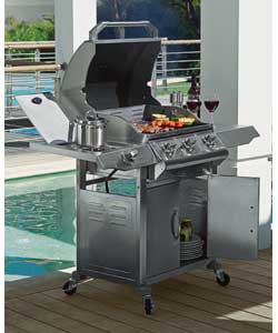 3 Burner Stainless Steel BBQ