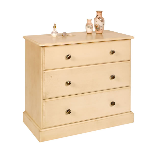 3 Drawer Low Chest - Jasmine