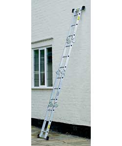 Unbranded 3 in 1 Folding Aluminium Ladder