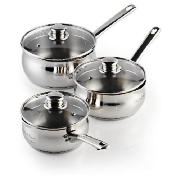 Unbranded 3 piece Antony Worrall Thompson stainless steel