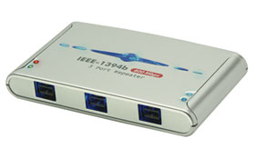 3 Port FireWire 800 Repeater Hub