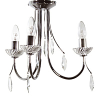 Unbranded 3156 3CH - 3 Light Polished Chrome Ceiling Light