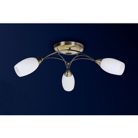 Unbranded 363 3AB - 3 Light Antique Brass Ceiling Light