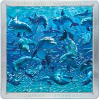 3D Mega Magnatile Dolphin Puzzle