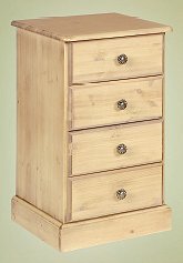 4 drawer bedside - Carlton