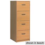 4 Drawer Filing Cabinet - Mahogany