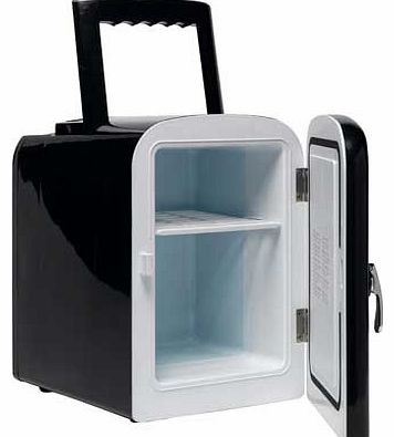 Unbranded 4 Litre Black Mini Travel Fridge