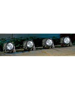 4 Pack Solar Rock Lights