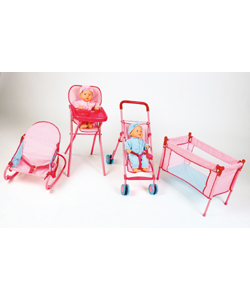 4 Piece Dolls Accessory Set